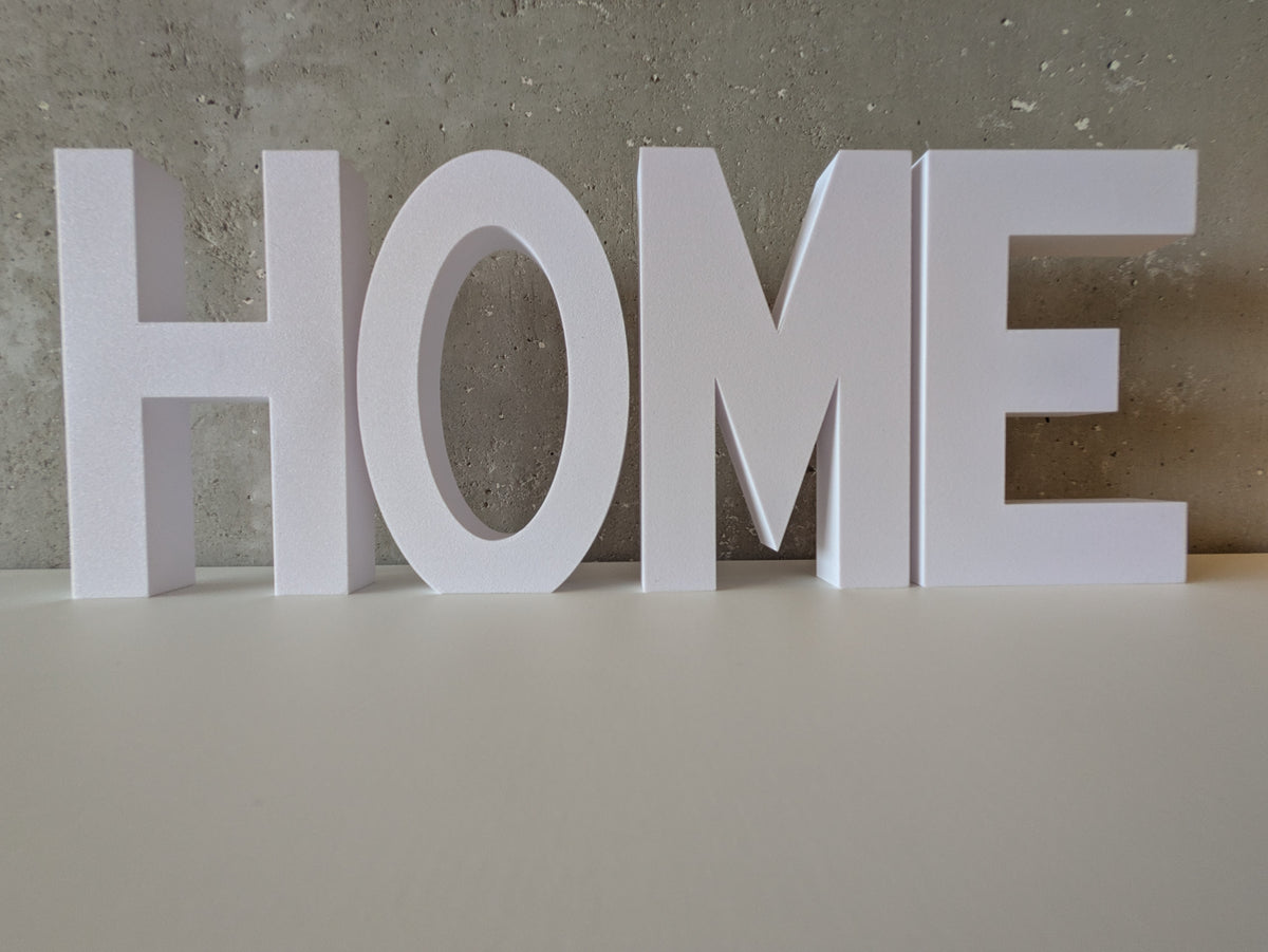 Dekorationsord HOME